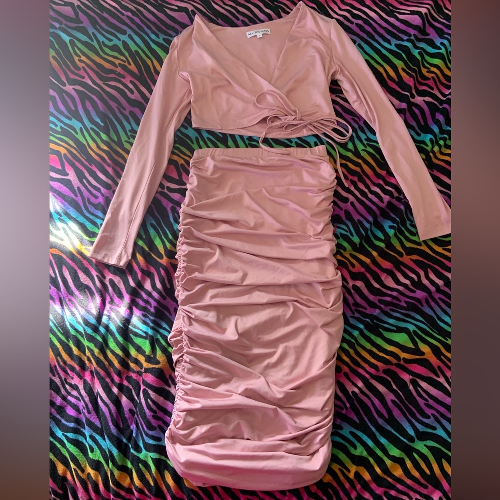 All The Way - Valerie Midi Skirt Set